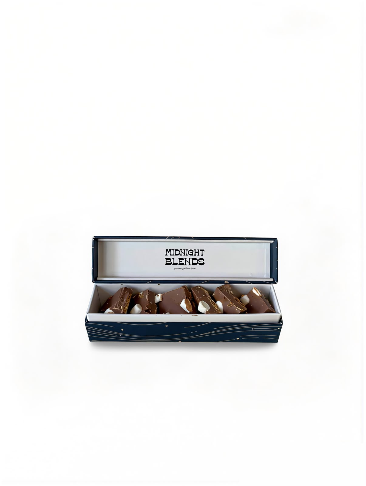 Kinder Bites — bite-sized Kinder chocolate pieces in a Midnight Blends navy gift box