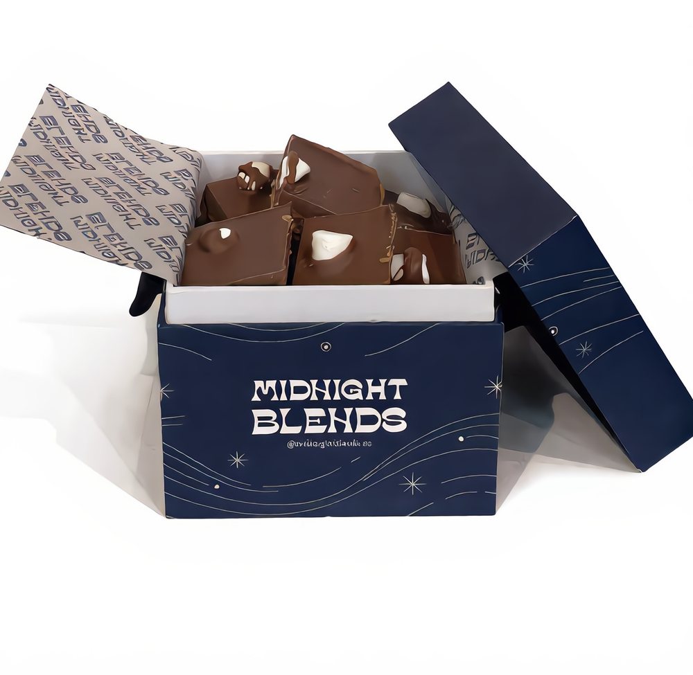 Original Blend rocky road milk chocolate box with marshmallows